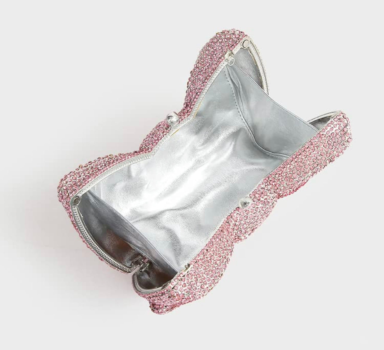 Bowknot Shaped Evening Clutch/Crystal purse