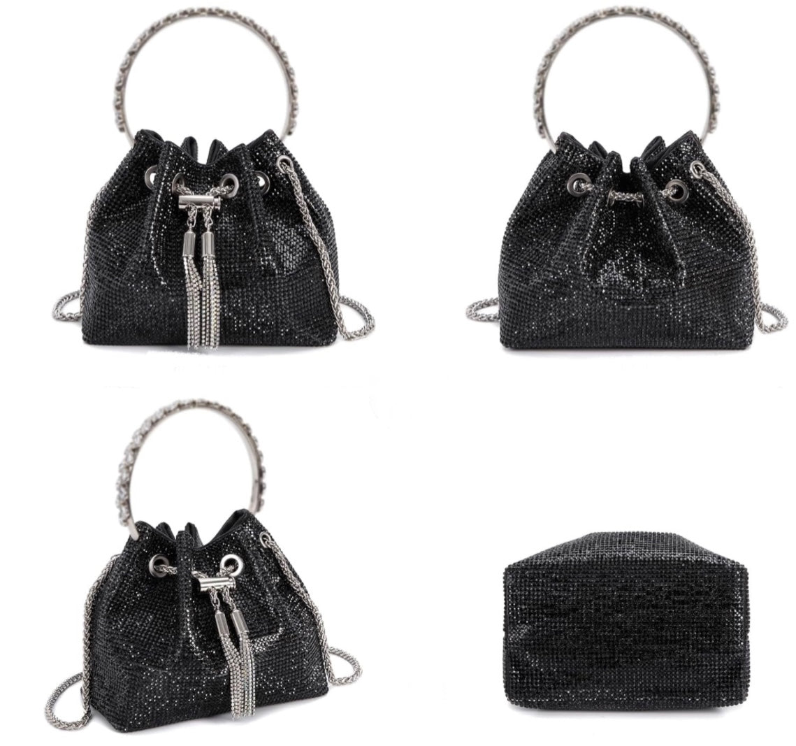 Crystal Cluth Purse