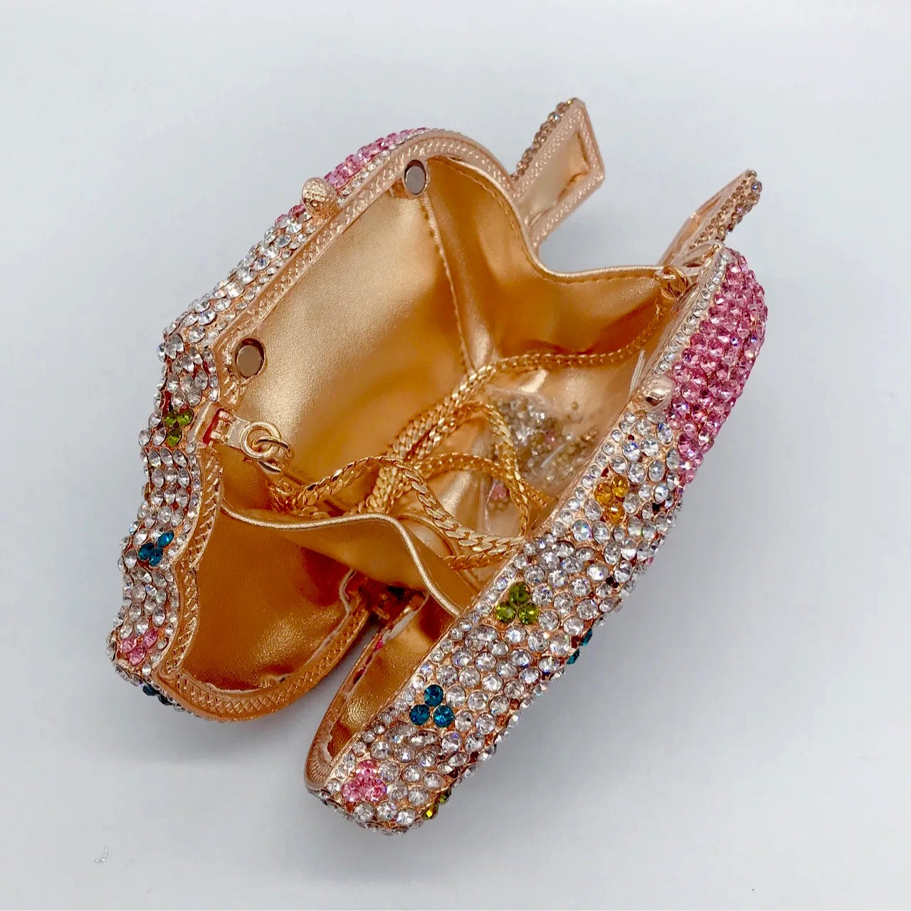 Ice cream clutch purse