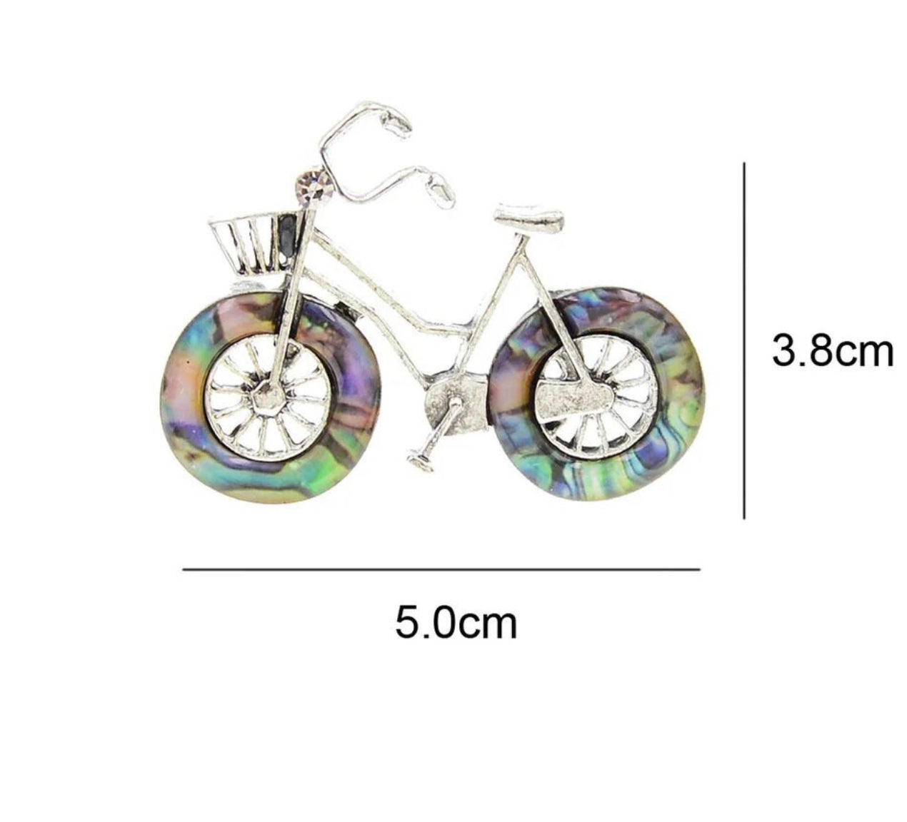 Bike Brooch pin