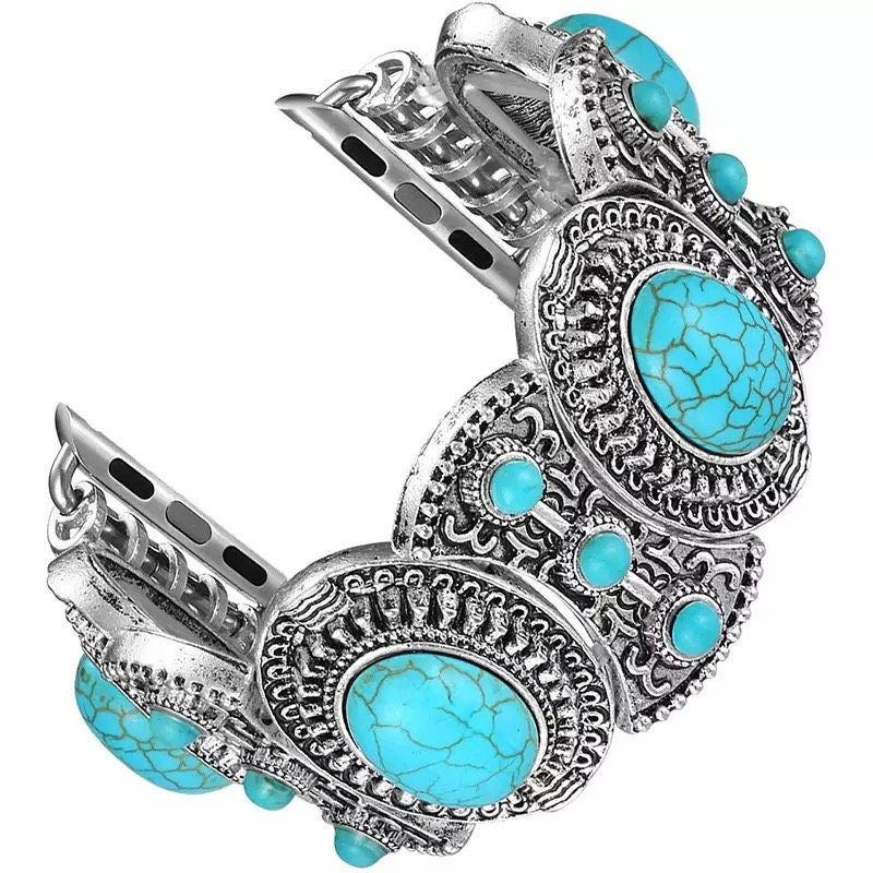 Turquoise Apple Watch Band| Iwatch Strap| Bohemian Style Strap for Iwatch