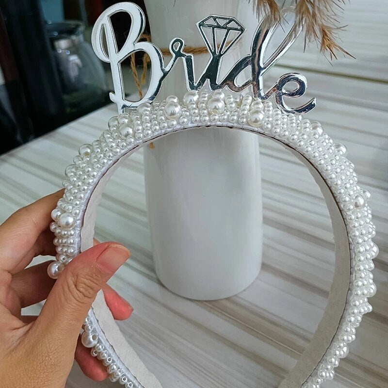 Bridal Pearl Crown