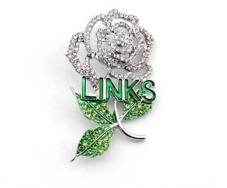 Links brooch pin