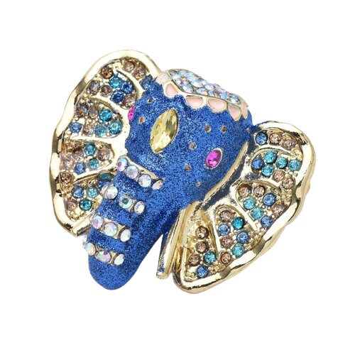 Elephant Brooch| Rhinestone Elephant Brooch pin - Pink Fantasma