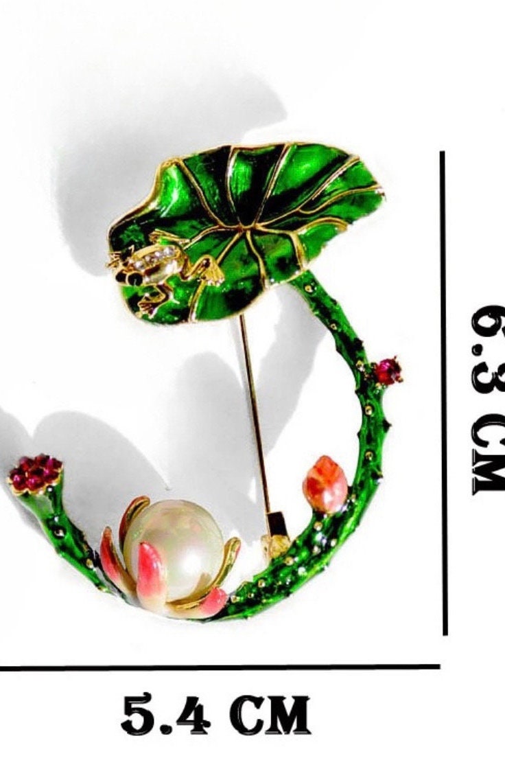 Frog Brooch| Frog Brooch Pin|Frog Jewelry - Pink Fantasma