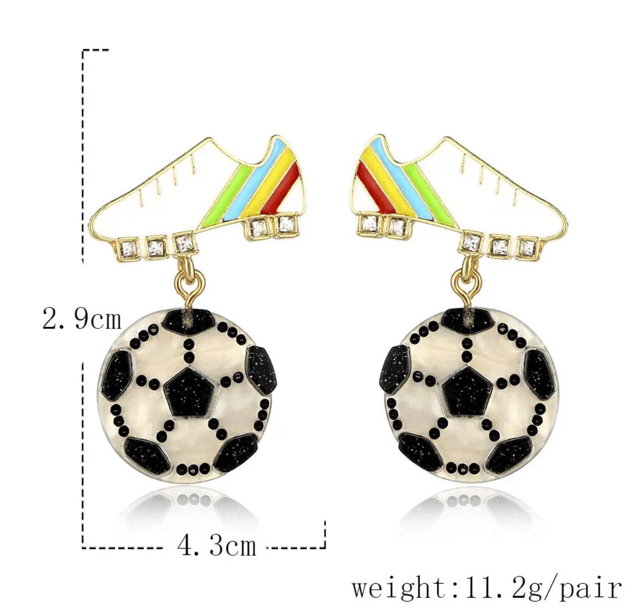 Soccer Earrings | Soccer Jewelry - Pink Fantasma