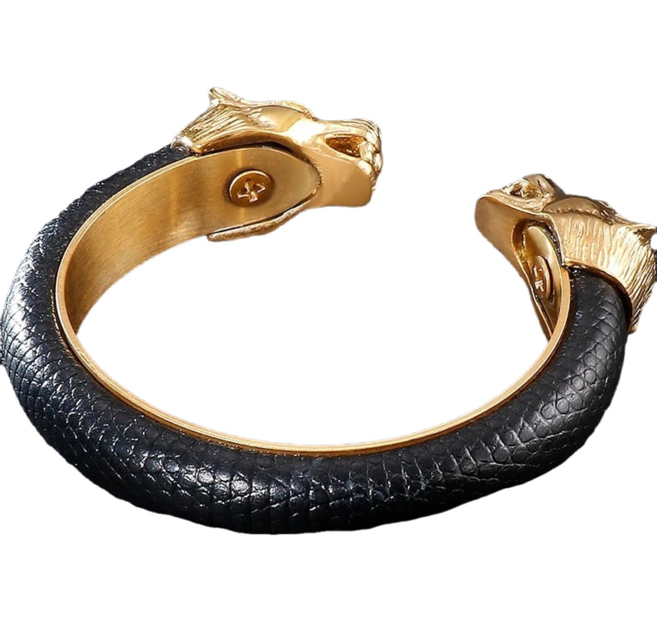 Stainless Steel Lion Head Bracelets|Lion bracelets - Pink Fantasma