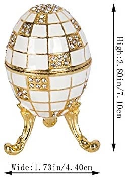 Egg Trinket box| Egg decorations|Trinket Boxes|Egg Jewelry box - Pink Fantasma