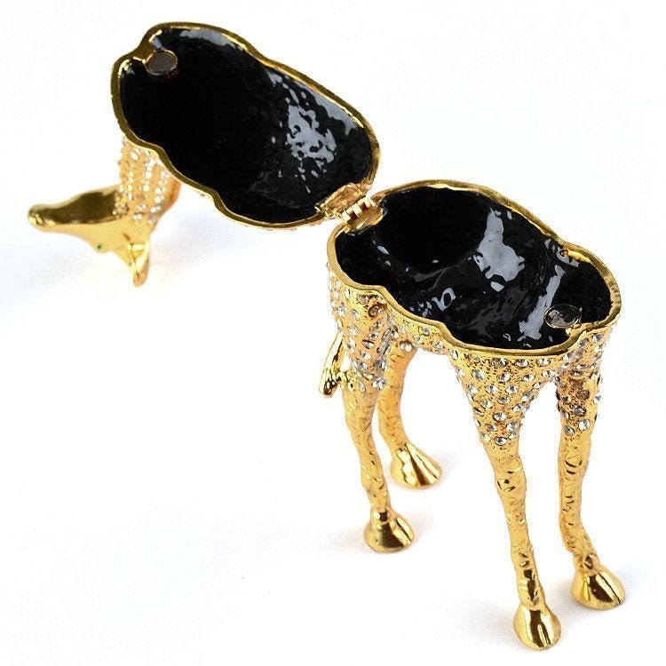 Giraffe Trinket box, Giraffe Jewelry Storage|Giraffe figurine|Giraffe jewelry box | Giraffe collectibles|Animal Collectible Figurines Figure - Pink Fantasma