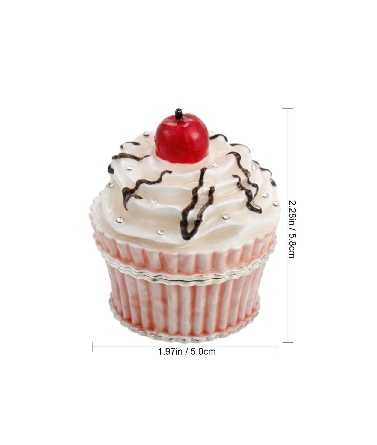 Cupcake Trinket Box|Trinket boxes|Gift for her|Trinket boxes - Pink Fantasma