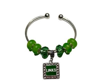 Links Green Charm Bracelets - Pink Fantasma