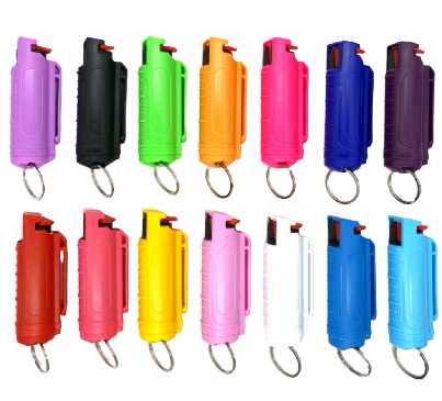 Self Defense pepper spray keychains