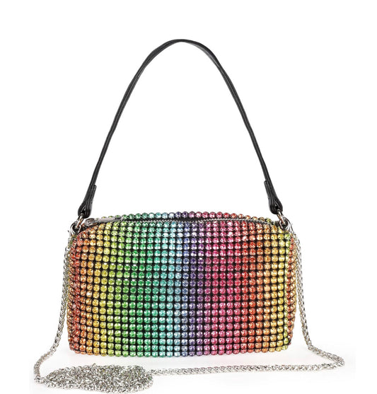 Rainbow Crystal Purse/ Evening Bag