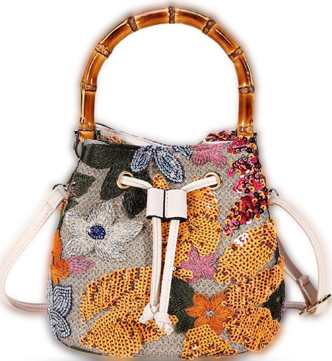 Crossbody Bag/Beach Bag,Embroidered purse