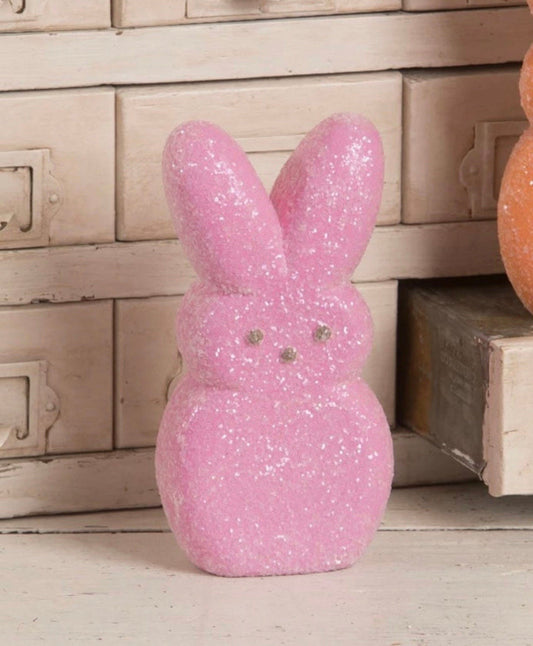 Pink Easter Bunny Peeps Holiday Decor