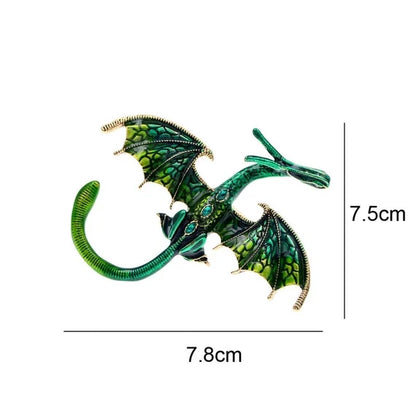 Dragon brooch pin