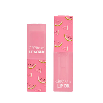 WATERMELON SWEET DOSE lip scrub and lip oil set