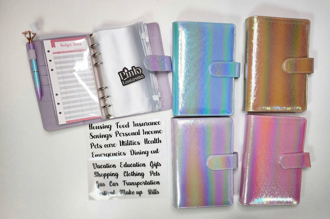 Holographic budget Binder /MONEY SAVINGS BINDER