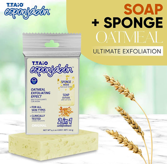 EsponJabon Oatmeal - Exfoliating Effect