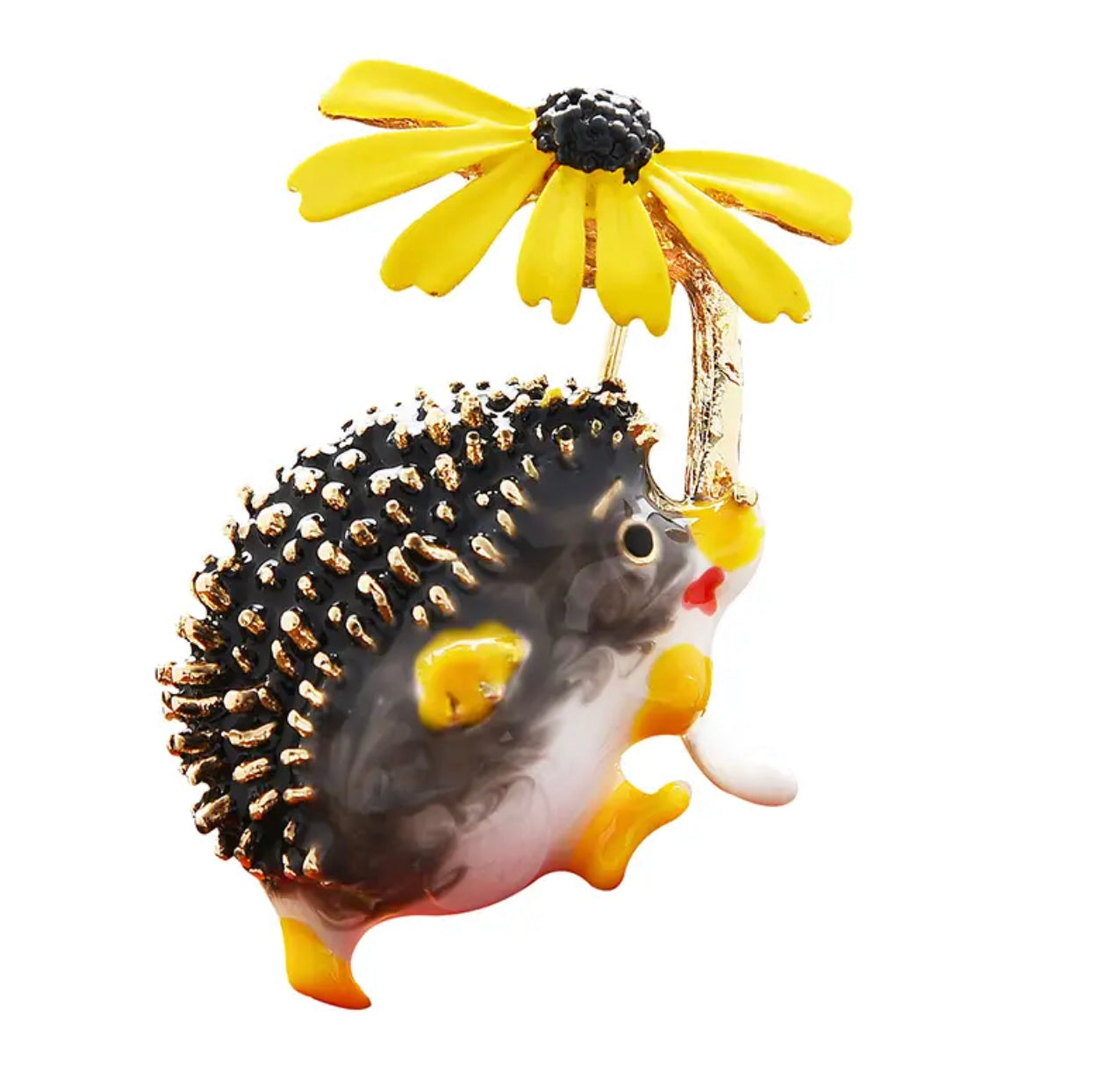 Hedgehog Brooch Pins