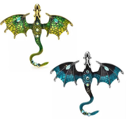 Dragon brooch pin