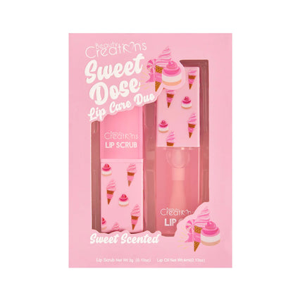 Sweet Dose lip care duos| lip scrub and lip oil set