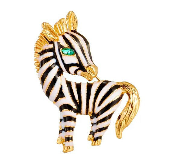 Zebra Brooch pin