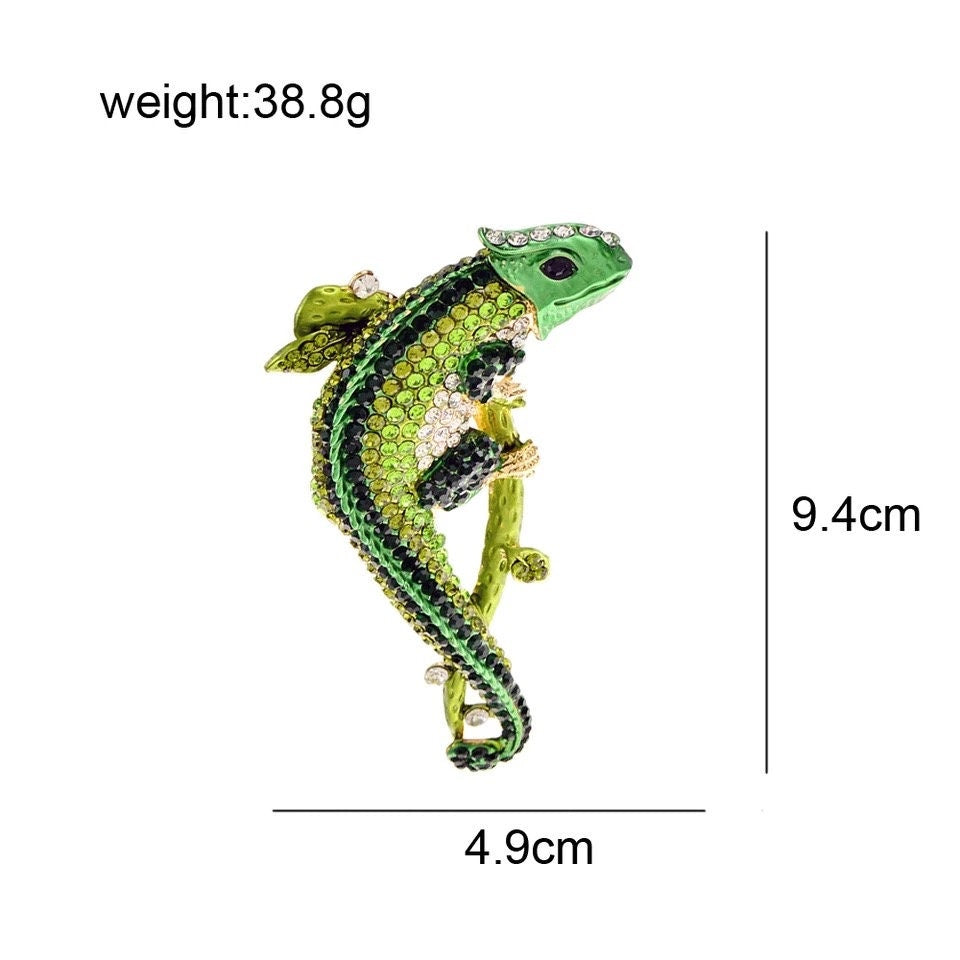 Chameleon Brooch pin