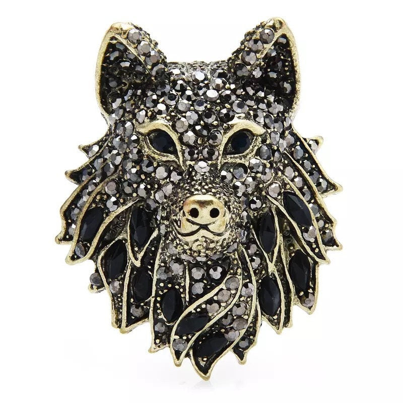 Fox brooch pin - Pink Fantasma 