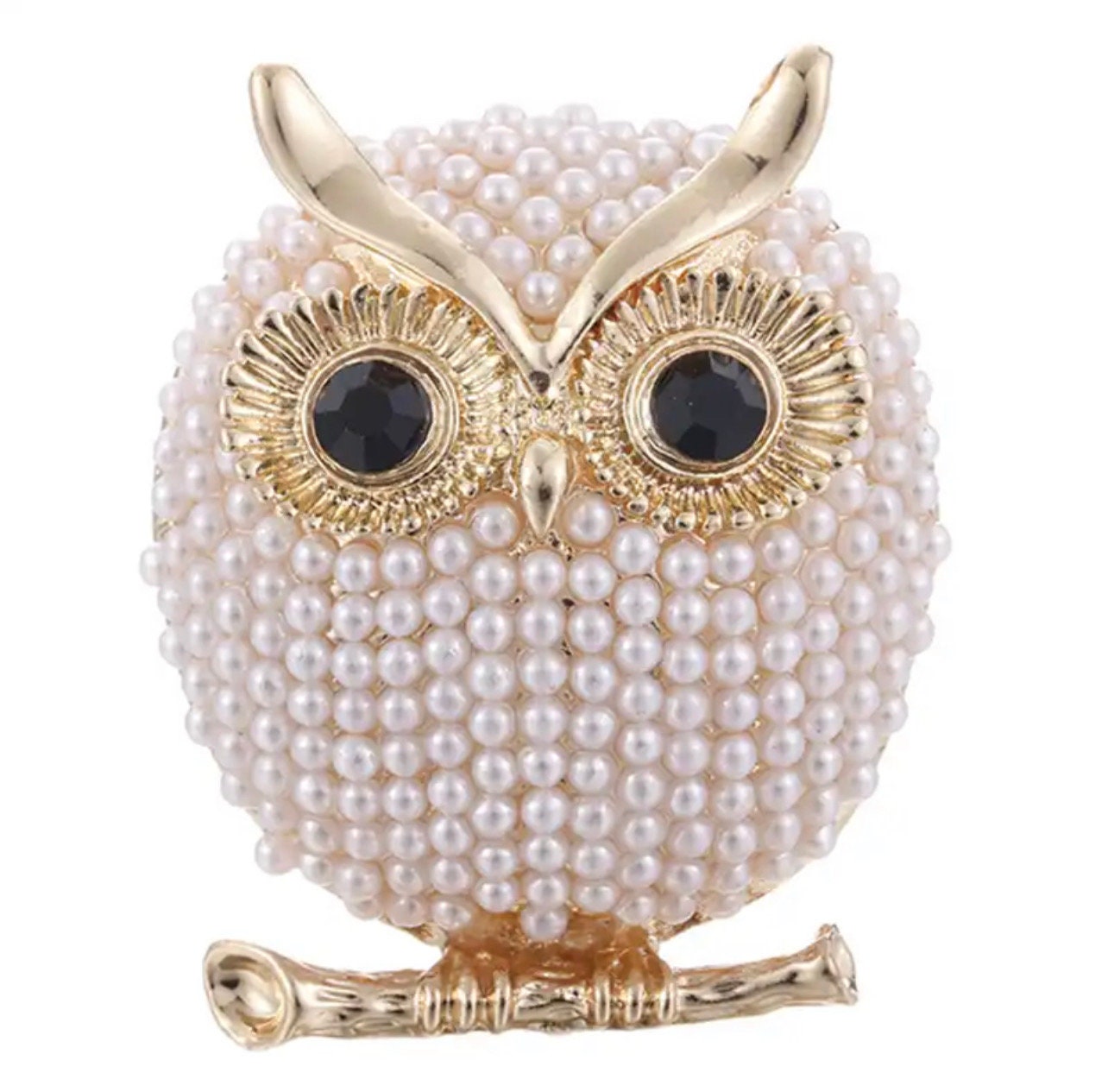 Owl Brooch pin| Owl jewelry gift - Pink Fantasma 