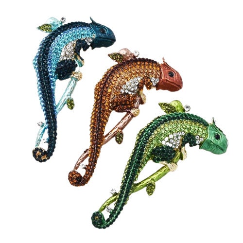 Chameleon Brooch pin