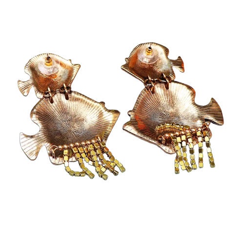 Tropical Fish earrings - Pink Fantasma 