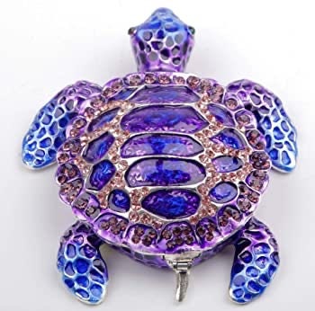 Turtle Trinket box, Jewelry box, Turtle Animal Figurines Collectible|Collectible Turtle Animal Figurines,Tortoise Gifts, Turtle gifts-NH-A - Pink Fantasma 
